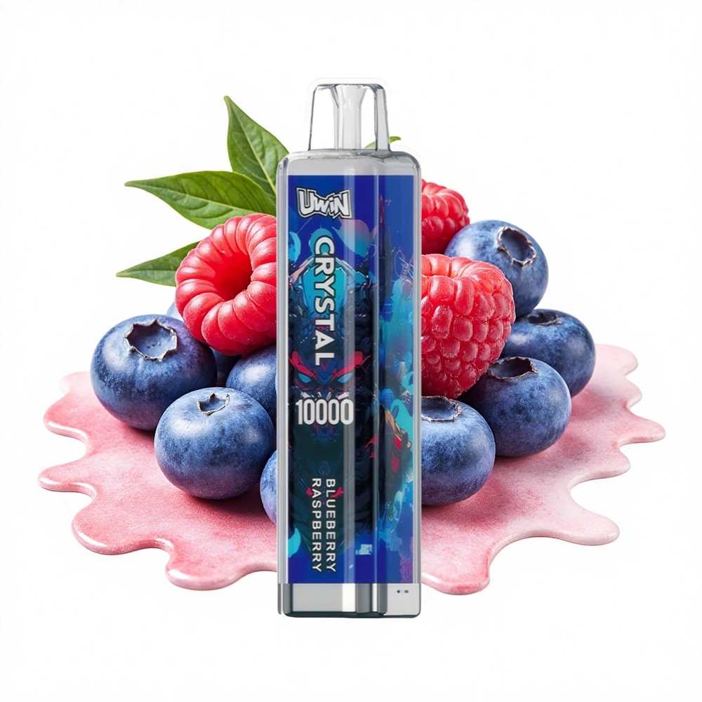 Uwin Crystal 10000 Puffs Blaubeere Himbeere RGB 18ml Mesh