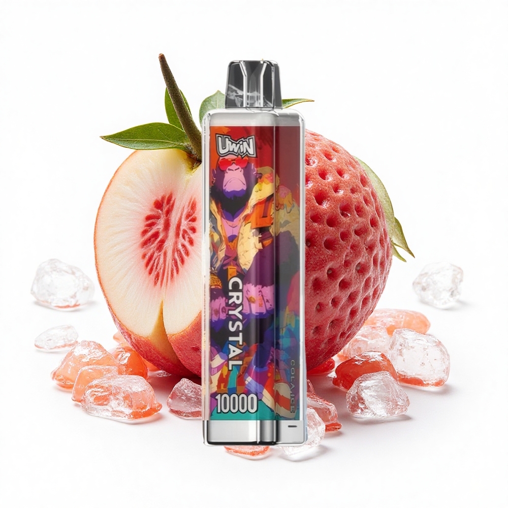 Uwin Crystal 10000 Puffs Cola-Eis RGB 0-5% 18ml 650mAh Typ-C 0.8 Ohm Mesh