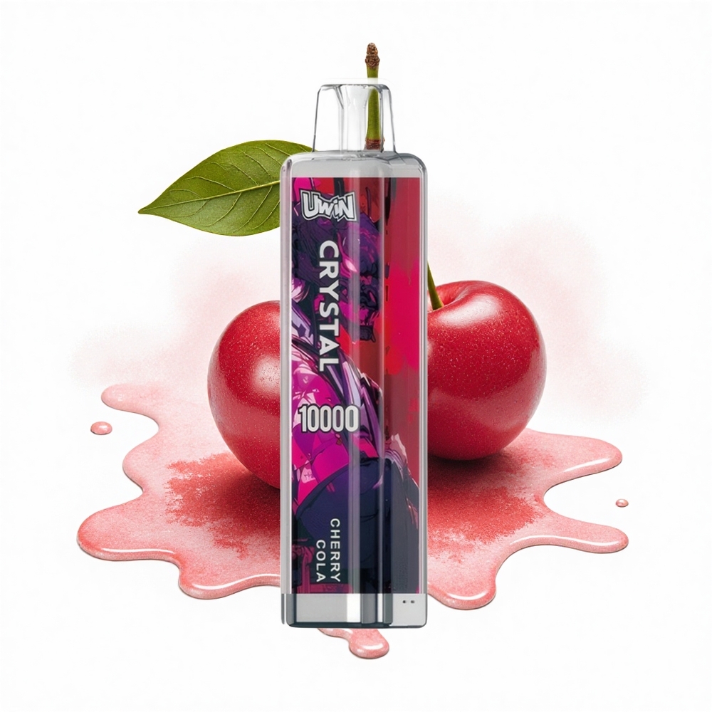 Uwin Crystal 10000 Puffs Kirsch-Cola RGB Licht
