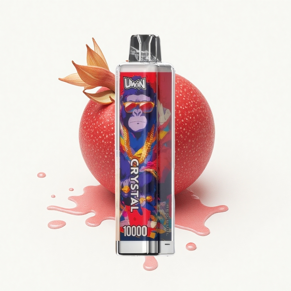 Uwin Crystal 10000 Puffs Roter Stier RGB 18ml Mesh 650mAh Type-C