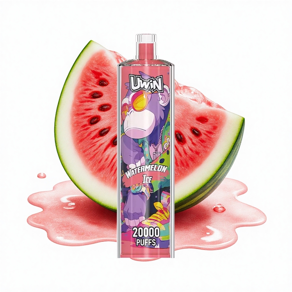 Uwin Shisha Hookah Crystal 20000 Puffs Wassermelone Eis Typ-C Mesh