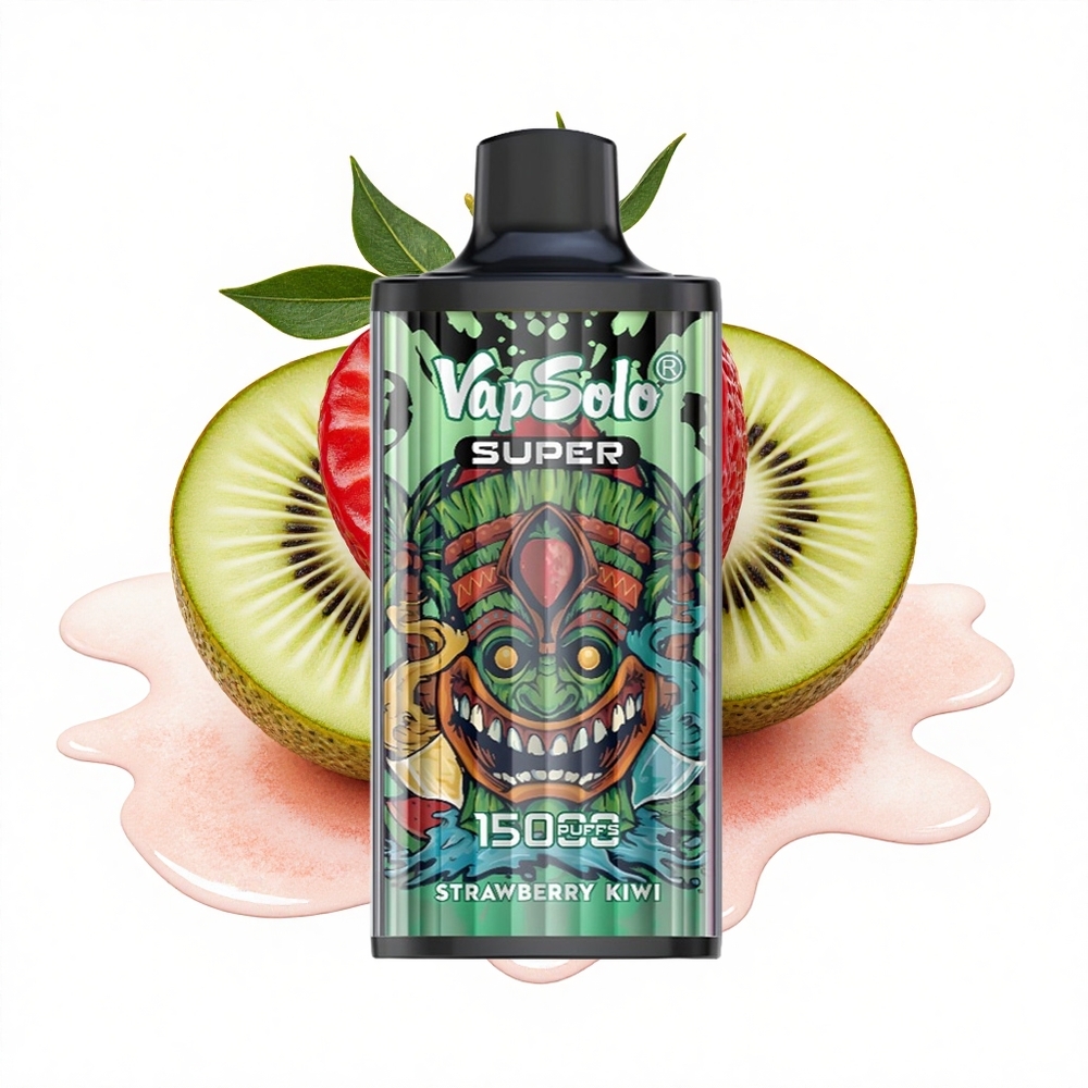 Vapsolo Super 15000 Puffs Erdbeer-Kiwi Typ-C 850mAh 40ml