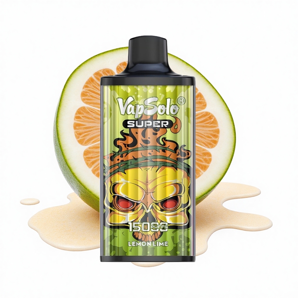 Vapsolo Super 15000 Puffs Limette Zitrone 40ml Mesh