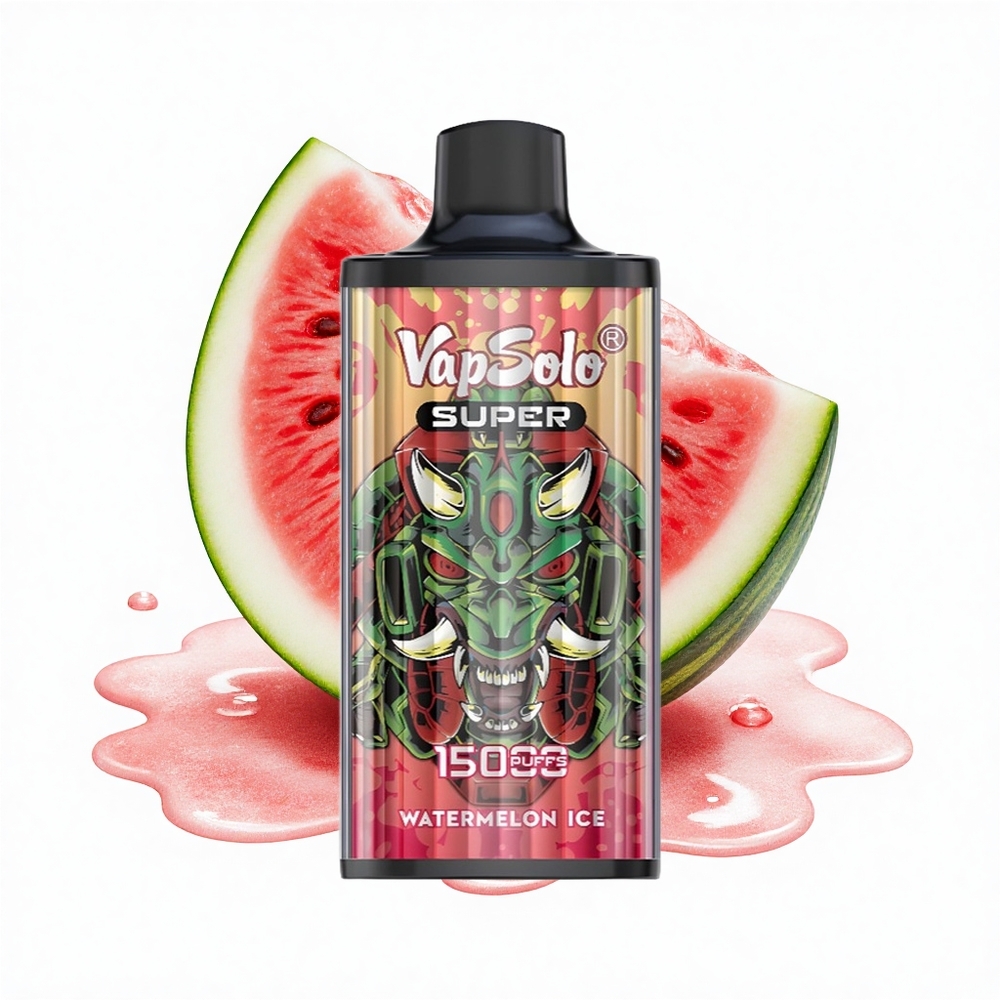 Vapsolo Super 15000 Puffs Wassermelonen-Eis Typ-C 850mAh