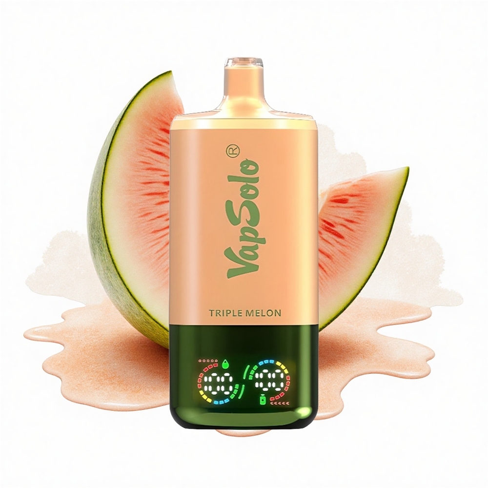 Vapsolo Triple 30000 Puffs Dreifachmelone Typ-C 40ml