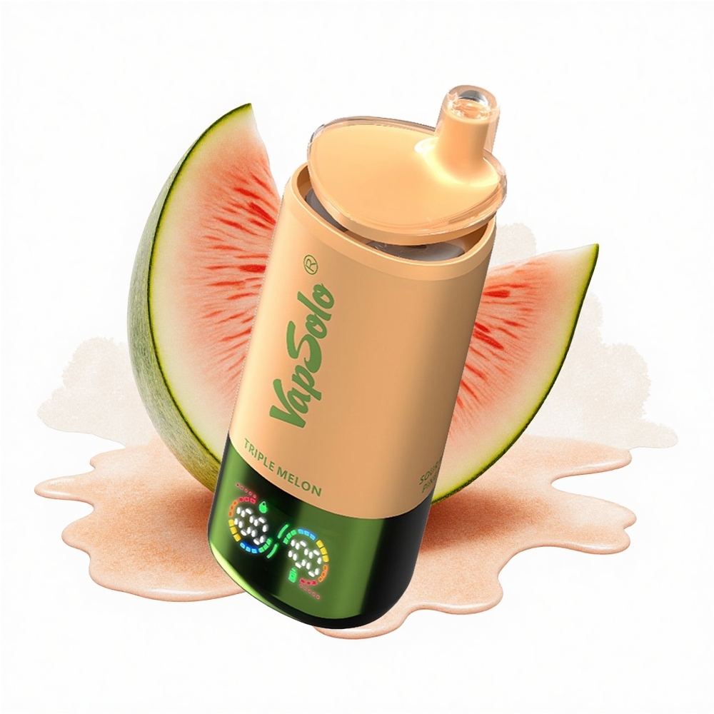 Vapsolo Triple 30000 Puffs Dreifachmelone Typ-C 40ml