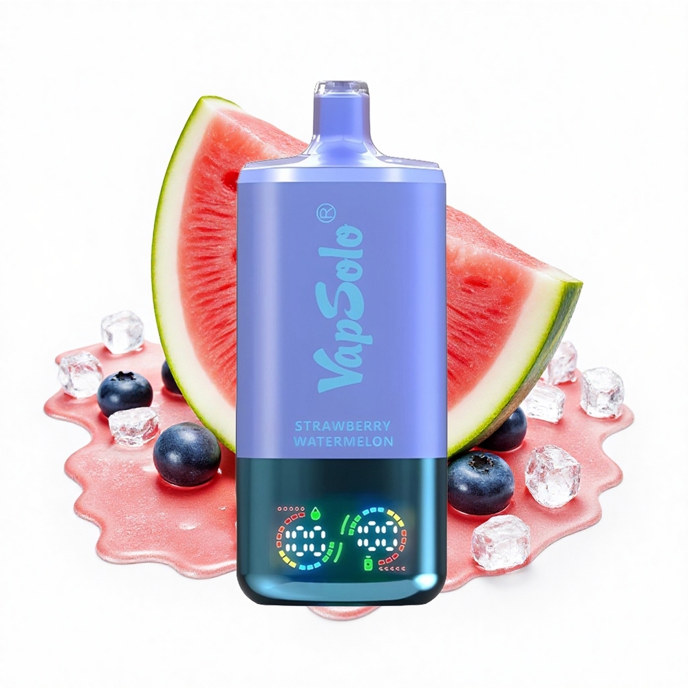 Vapsolo Triple 30000 Puffs Erdbeer-Wassermelone & Blaubeer-Eis 40ml Typ-C