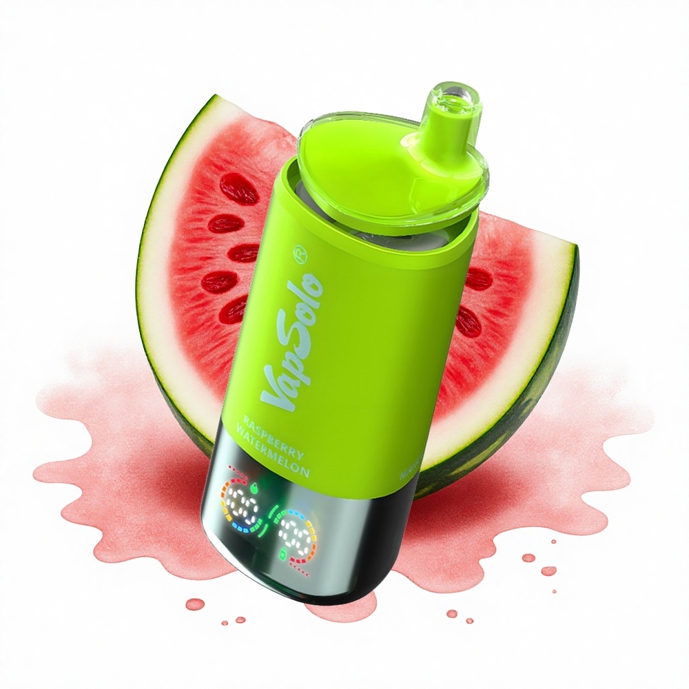 Vapsolo Triple 30000 Puffs Himbeer-Wassermelone Typ-C 40ml Dreifach