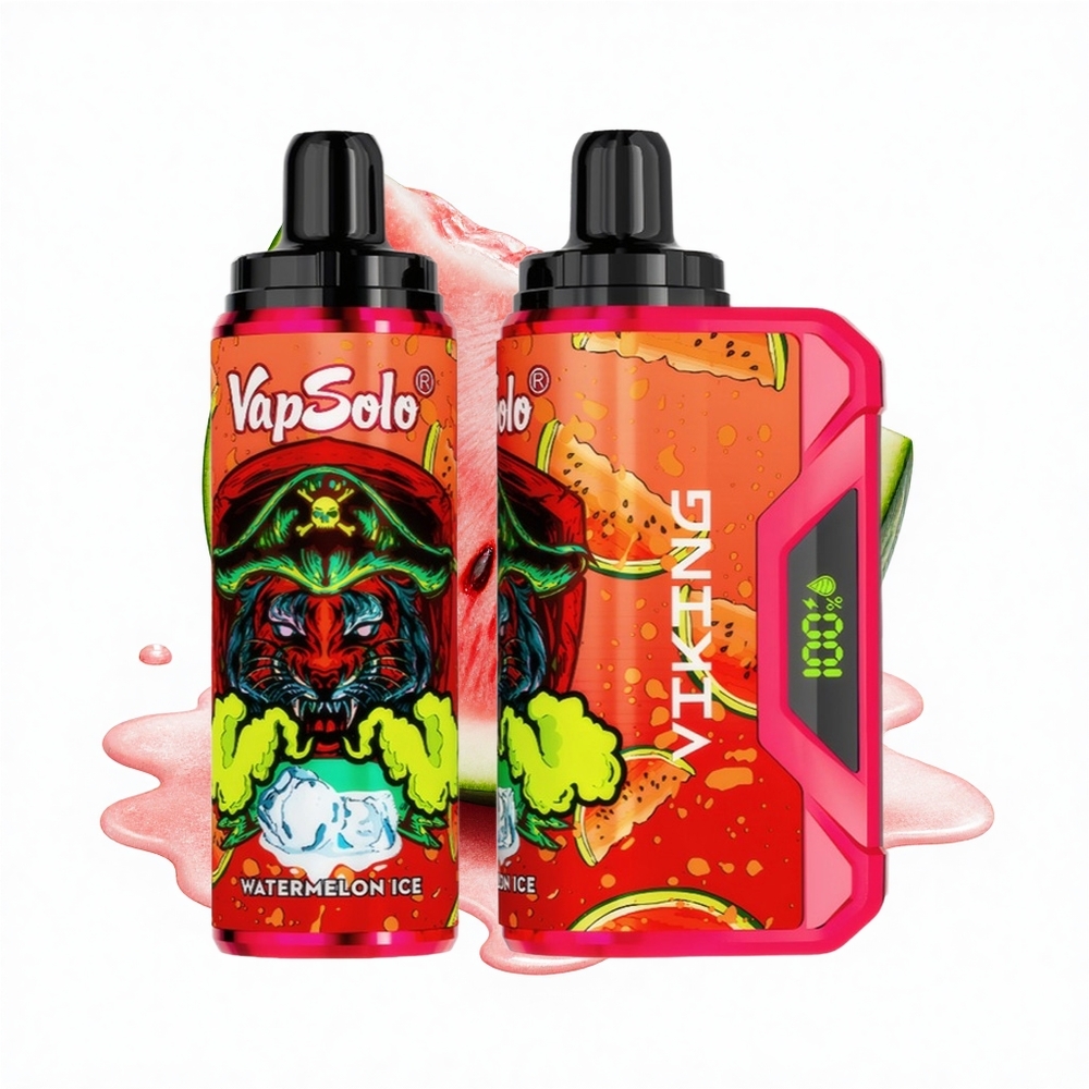 VapSolo VIKING 12000 Puffs Wassermelone-Eis Typ-C 22ml