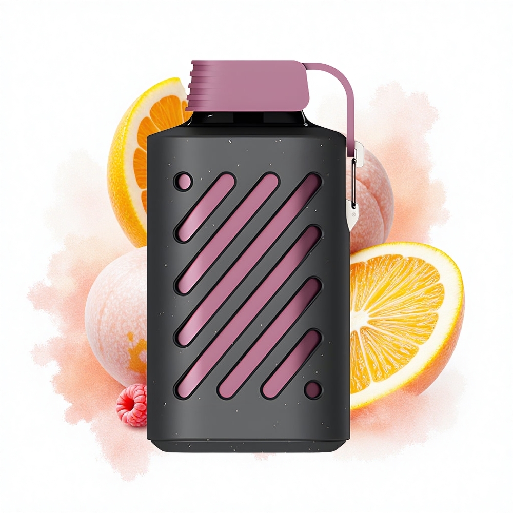 VOZOL GEAR 10000 Puffs Passionsfrucht Himbeere Mandarine mit VAMT Mesh Coil und 20 ml E-Liquid Kapazität