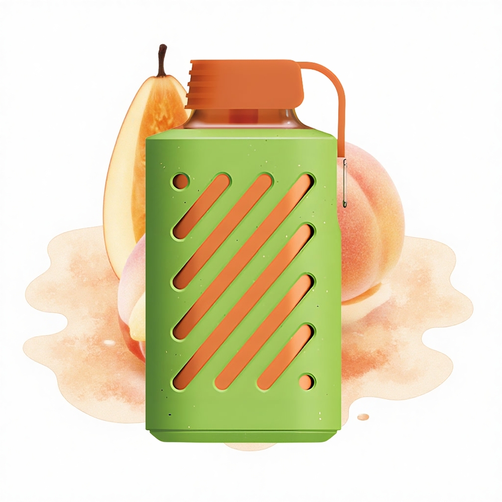 VOZOL GEAR 10000 Puffs Pfirsich-Mango-Wassermelone mit VAMT-Mesh-Coil und 20 ml E-Liquid-Kapazität