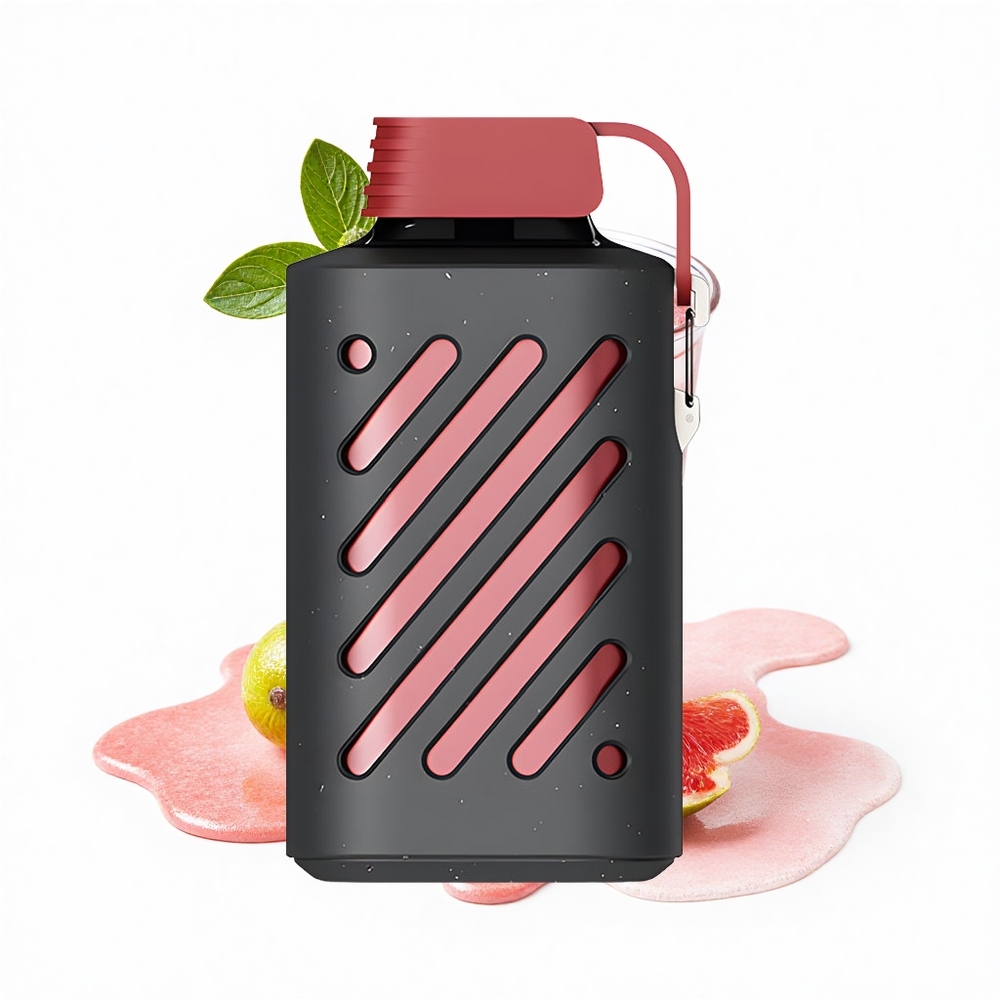 VOZOL GEAR 10000 Puffs Roter Mojito Mesh mit erweiterter Flüssigkeitskapazität und multifunktionaler Schnalle