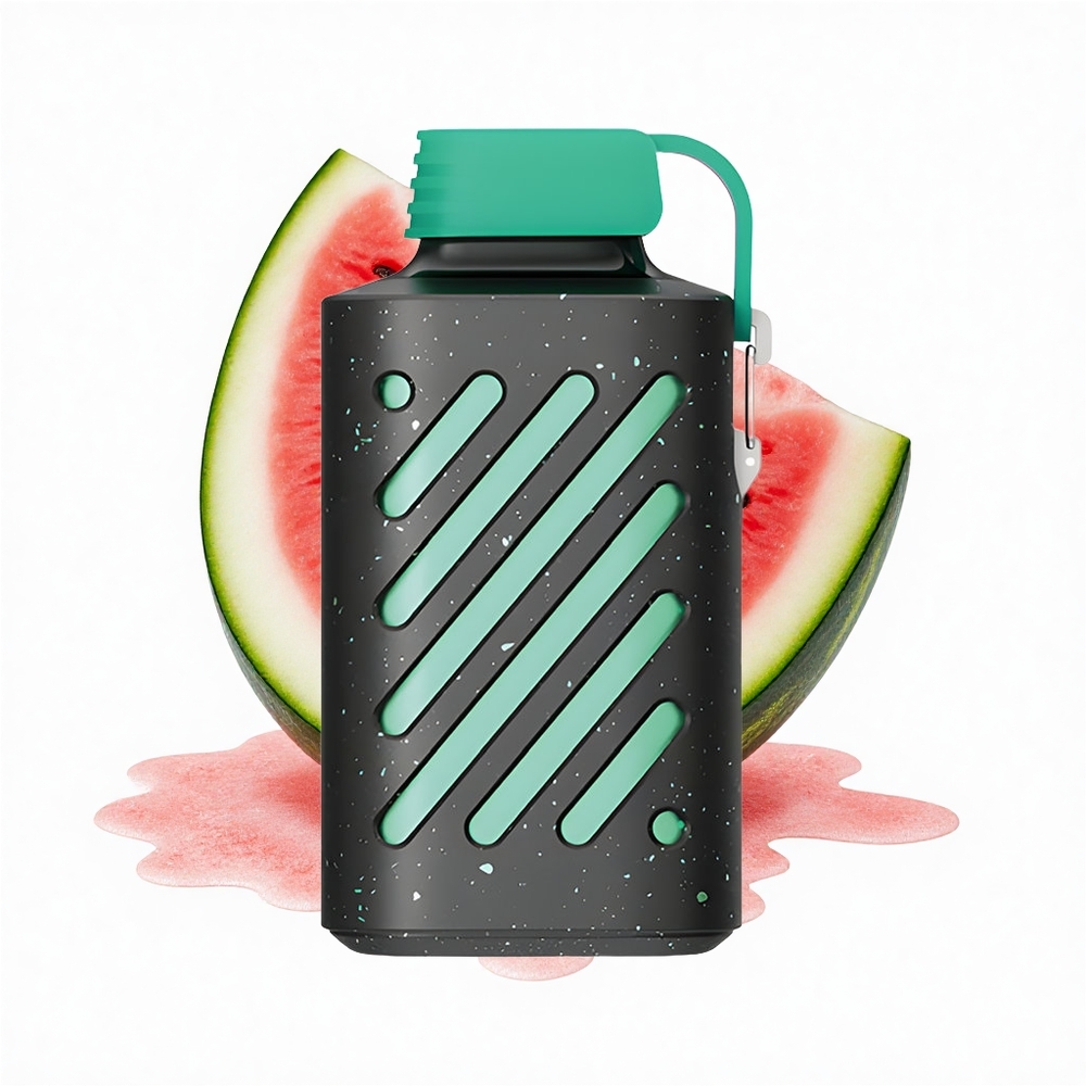 VOZOL GEAR 10000 Puffs Wassermelonen-Kaugummi mit Mesh-Spule und Mundstückschutz