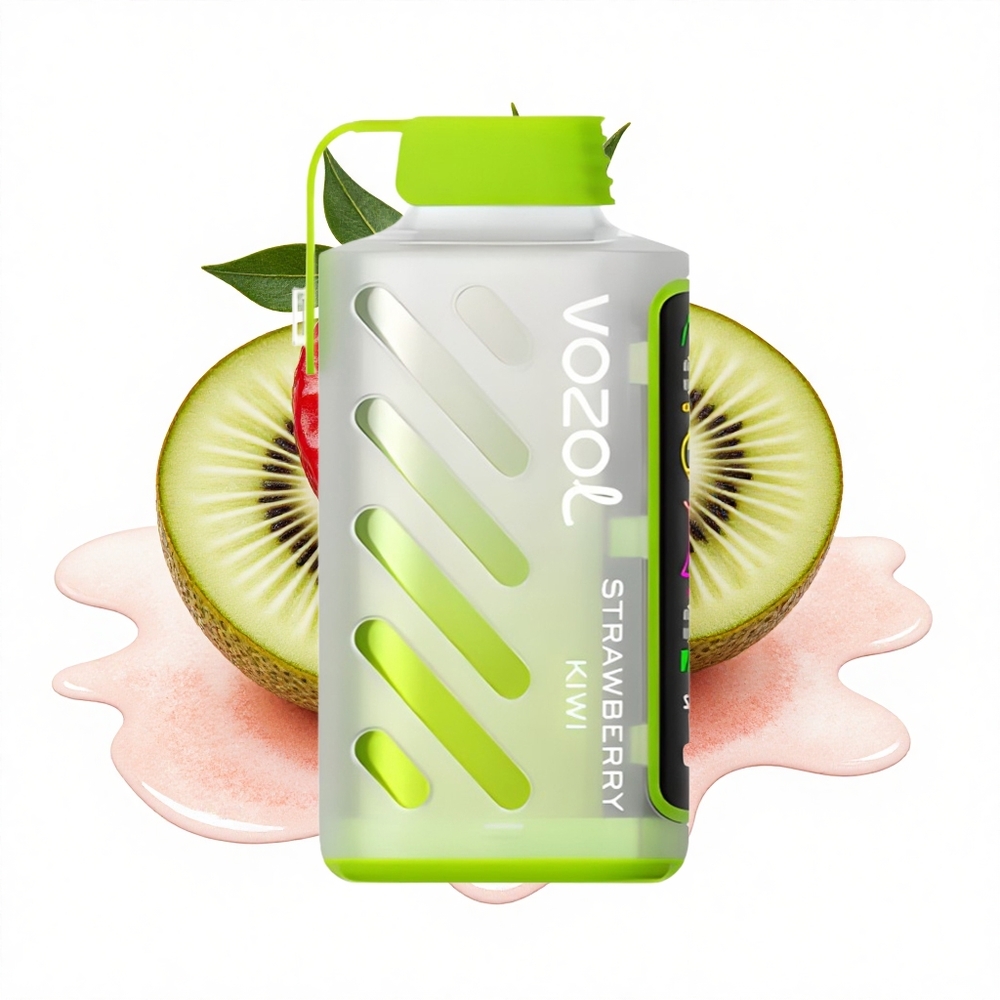 VOZOL Gear Power 20000 Puffs Erdbeer-Kiwi Dual Mesh Vollbild