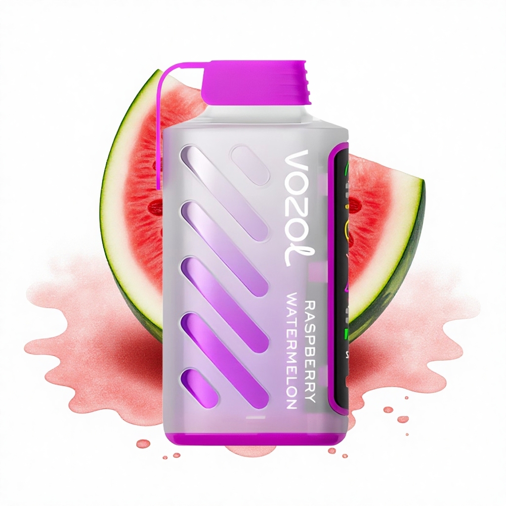 VOZOL Gear Power 20000 Puffs Himbeer-Wassermelone Dual Mesh Vollbild