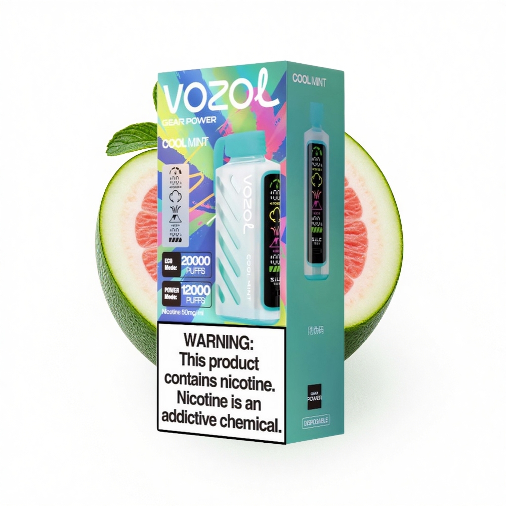 VOZOL Gear Power 20000 Puffs Kühle Minze Dual Mesh 20mL