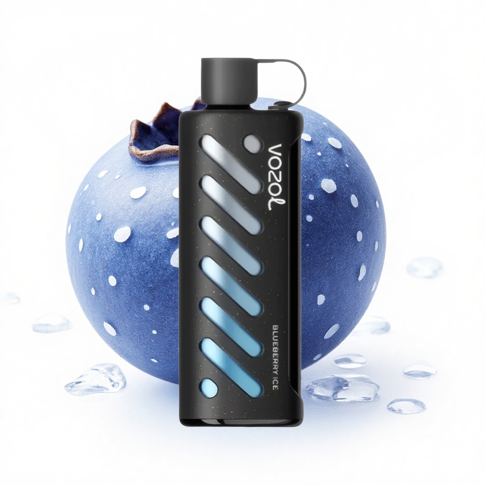 VOZOL Gear Shisha 25000 Puffs Blaubeer-Eis Dual Mesh 5mg
