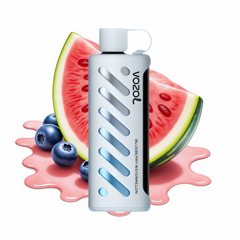 VOZOL Gear Shisha 25000 Puffs Blaubeere-Wassermelone Dual-Mesh 5mg