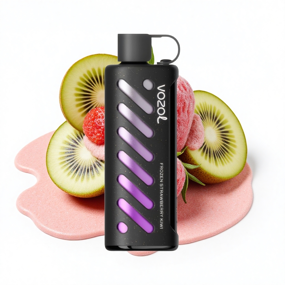 VOZOL Gear Shisha 25000 Puffs Gefrorene Erdbeer-Kiwi mit Dual-Mesh-Technologie und 1000mAh