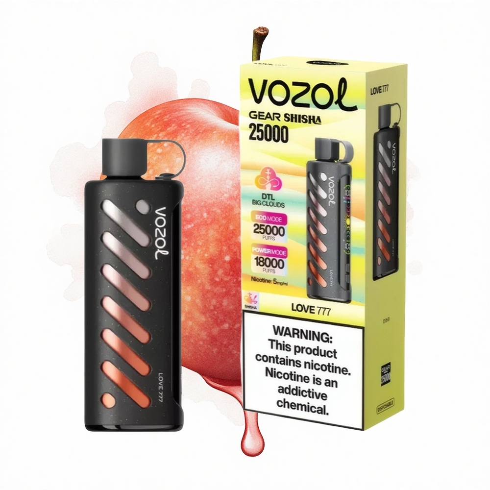 VOZOL Gear Shisha 25000 Puffs Liebe 777 Dual Mesh