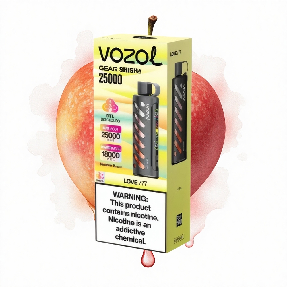 VOZOL Gear Shisha 25000 Puffs Liebe 777 Dual Mesh
