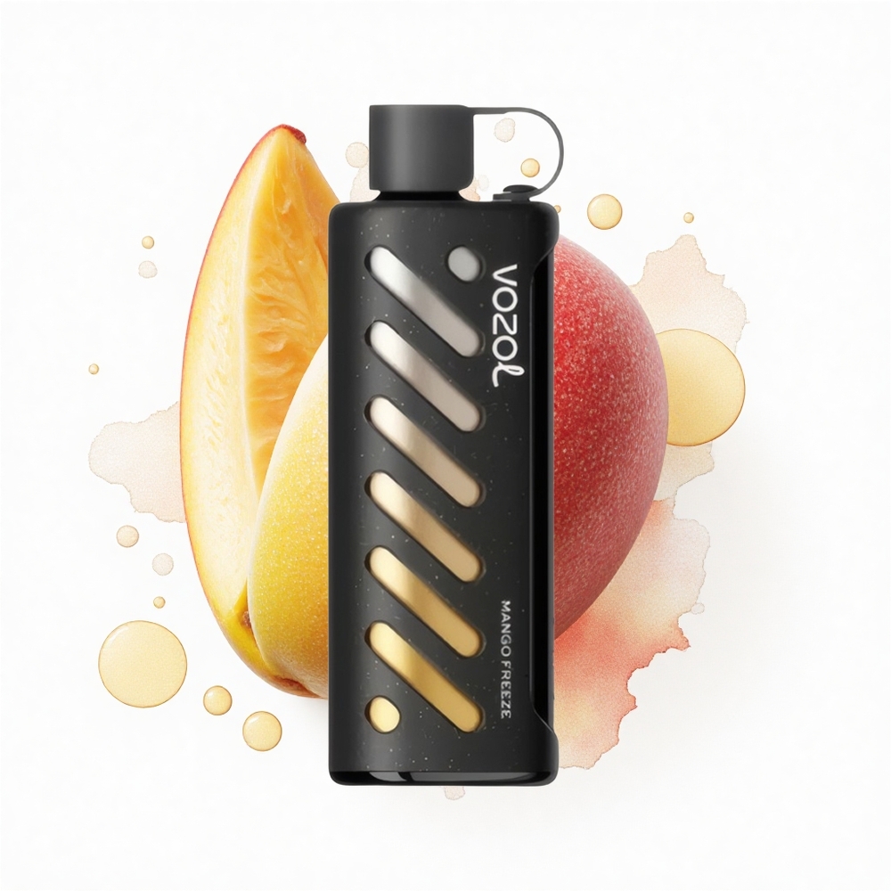 VOZOL Gear Shisha 25000 Puffs Mango Eis mit Dual Mesh und S.i.L.C Tech