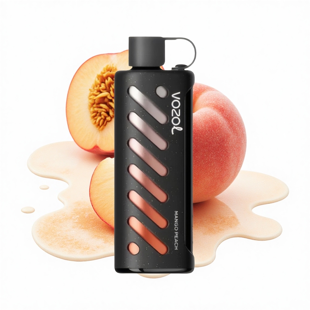 VOZOL Gear Shisha 25000 Puffs Mango Pfirsich Dual Mesh 5mg