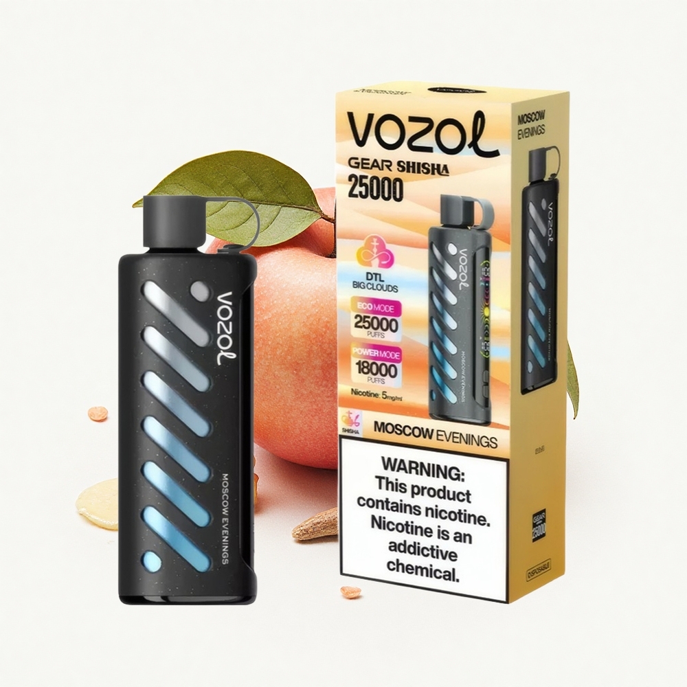 VOZOL Gear Shisha 25000 Puffs Moskauer Abende Dual Mesh 25000 Züge