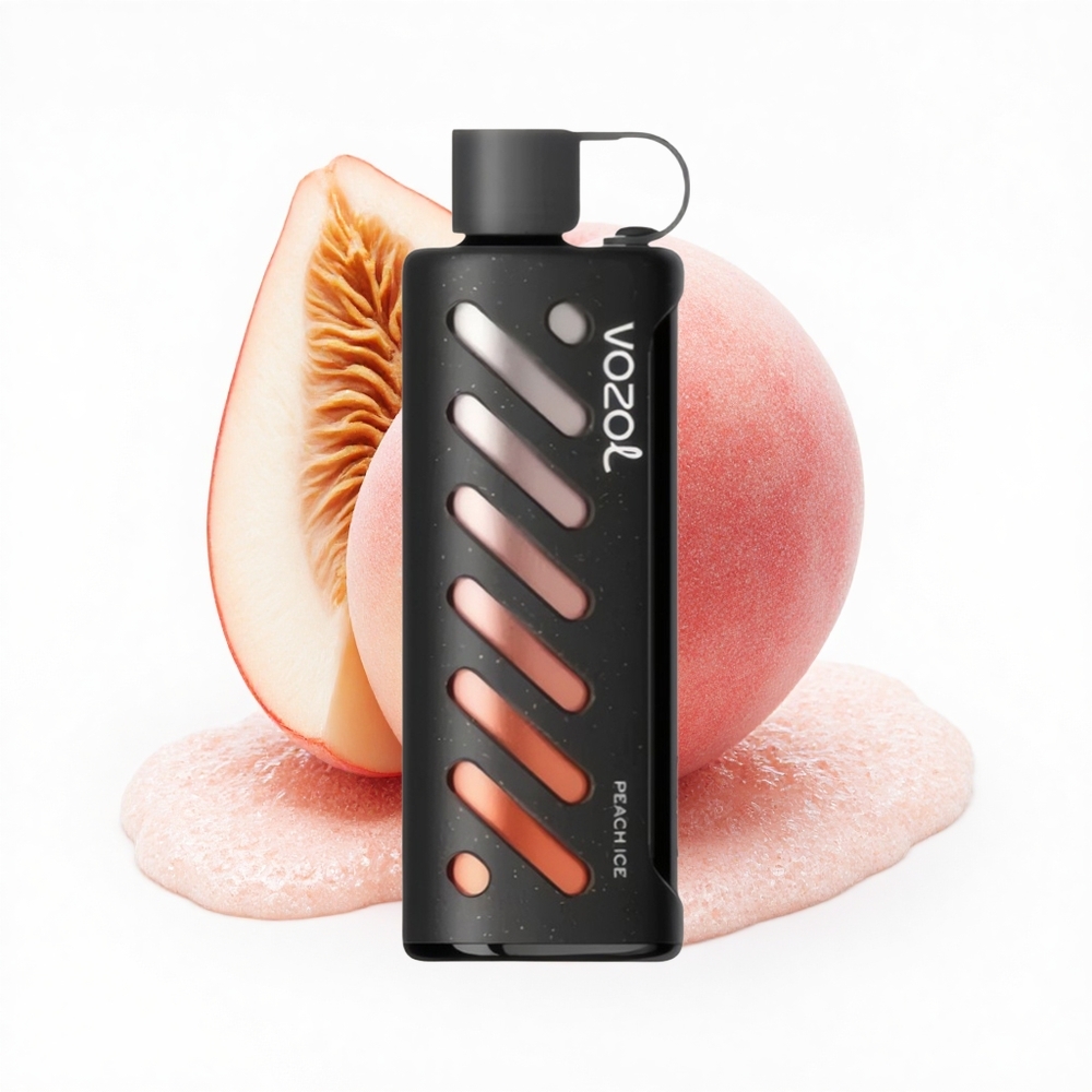 VOZOL Gear Shisha 25000 Puffs Pfirsich Eis Dual Mesh 5mg