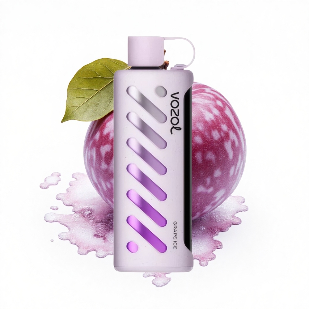 VOZOL Gear Shisha 25000 Puffs Trauben-Eis Dual-Mesh Tech