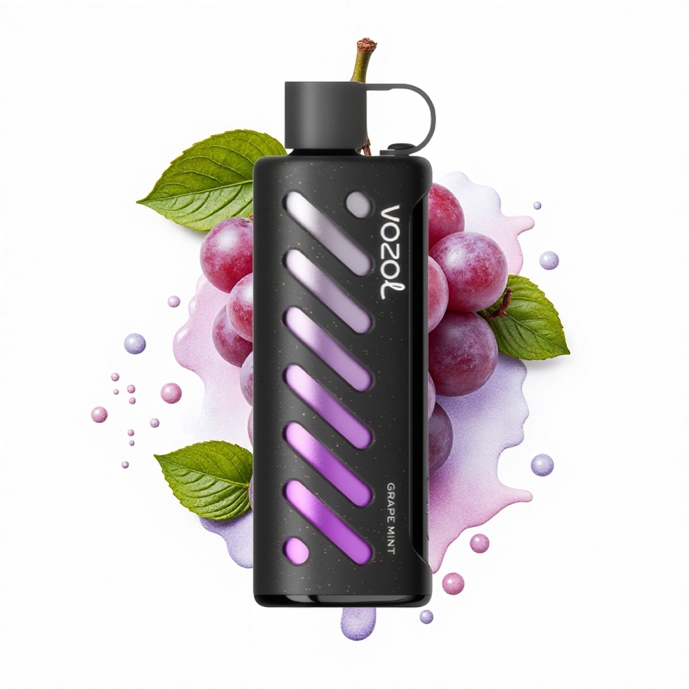 VOZOL Gear Shisha 25000 Puffs Traubenminze Dual Mesh 5mg