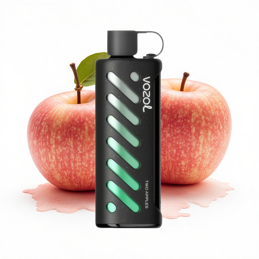 VOZOL Gear Shisha 25000 Puffs Zwei Äpfel Dual Mesh 1000mAh 5mg/ml