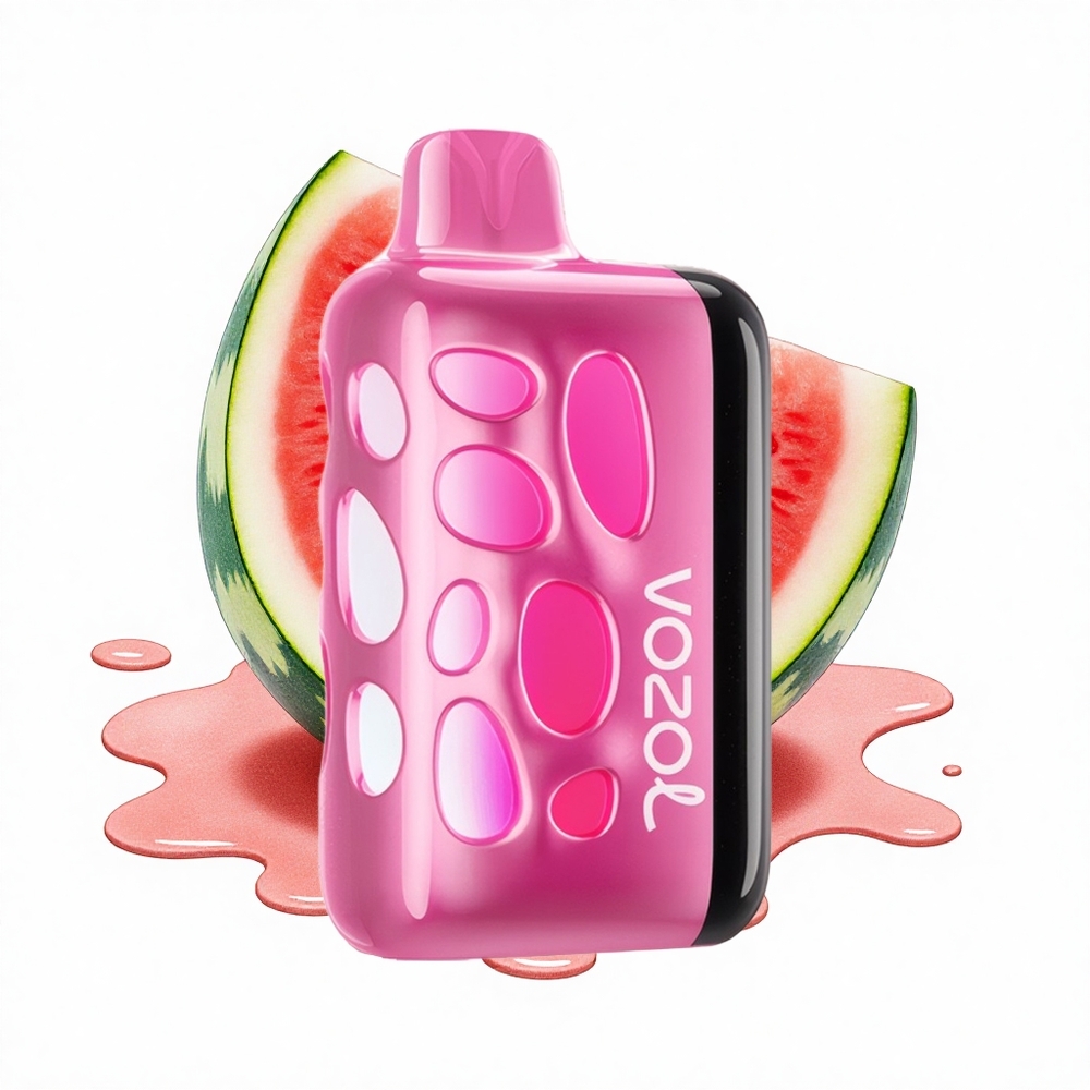 VOZOL RAVE 40000 Puffs Erdbeer-Wassermelone Leuchtende Beats Schnellladung