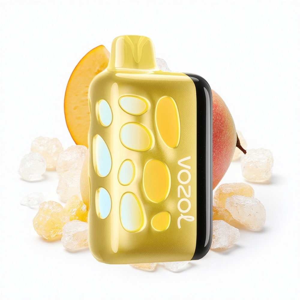 VOZOL RAVE 40000 Puffs Mango Eis Leuchtend Party-Modus Schnellladung