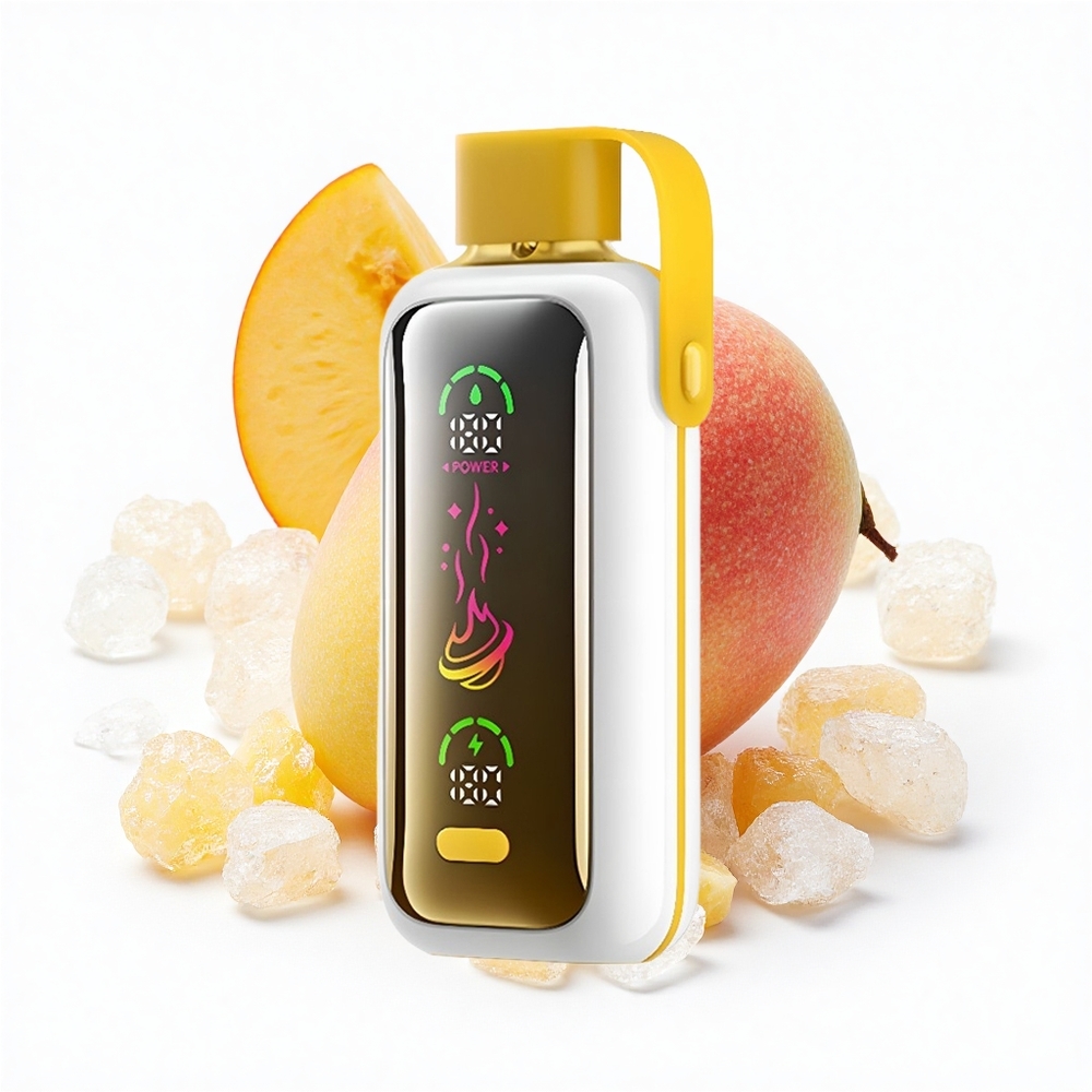 VOZOL Star 20000 Puffs Mango Eis HD Spiegel Dual Mesh