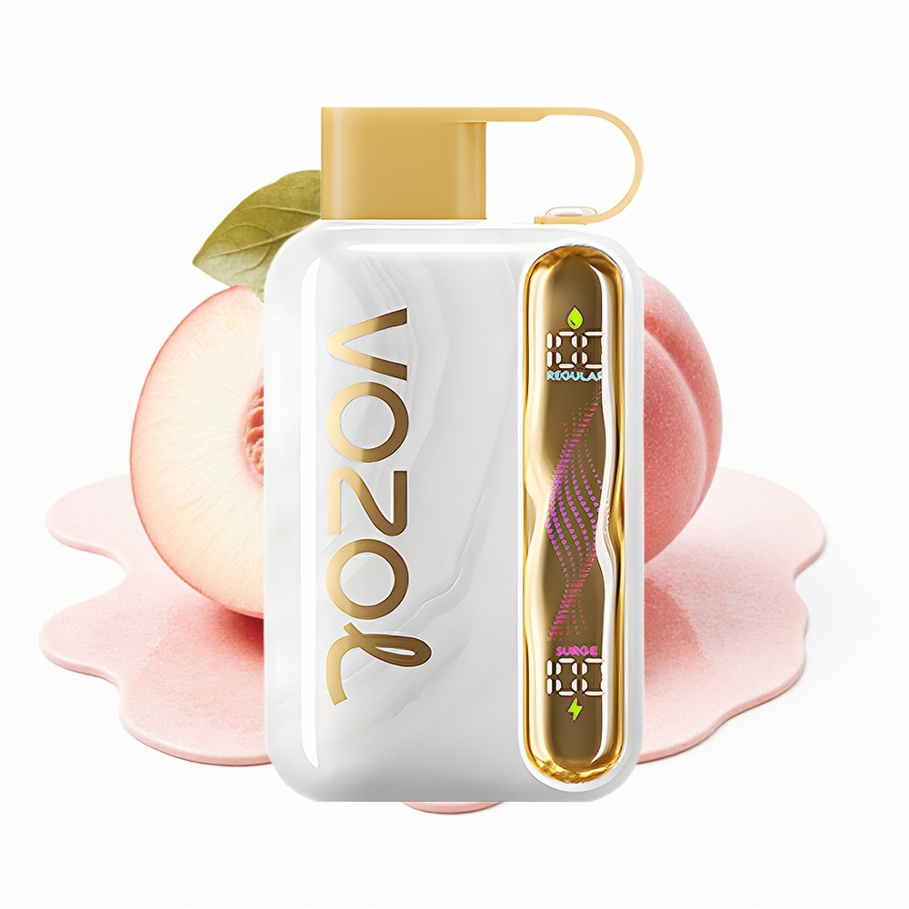 VOZOL STAR 40000 Puffs Weißer Pfirsich Himbeere 1000mAh Typ-C 50mg