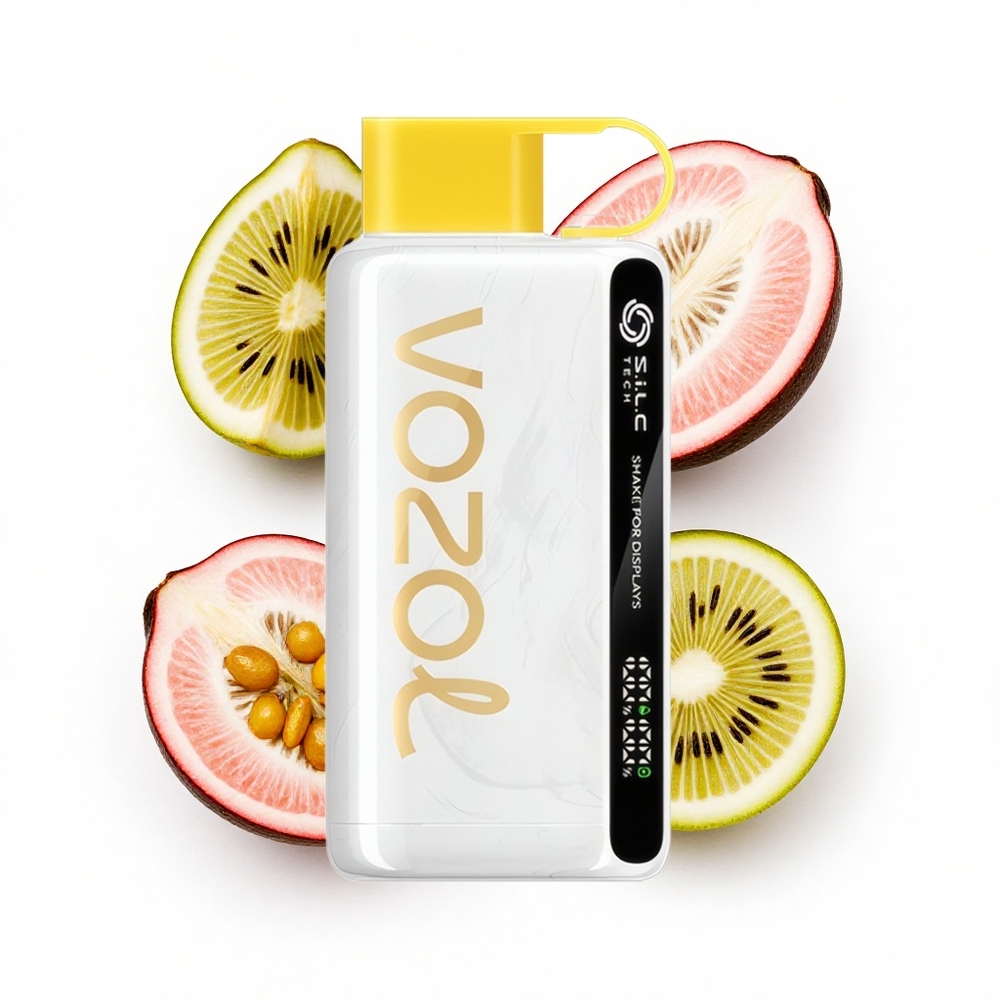 VOZOL STAR 9000/12000 Puffs Kiwi Maracuja Guave mit 9000 Puffs und recyceltem Kunststoff