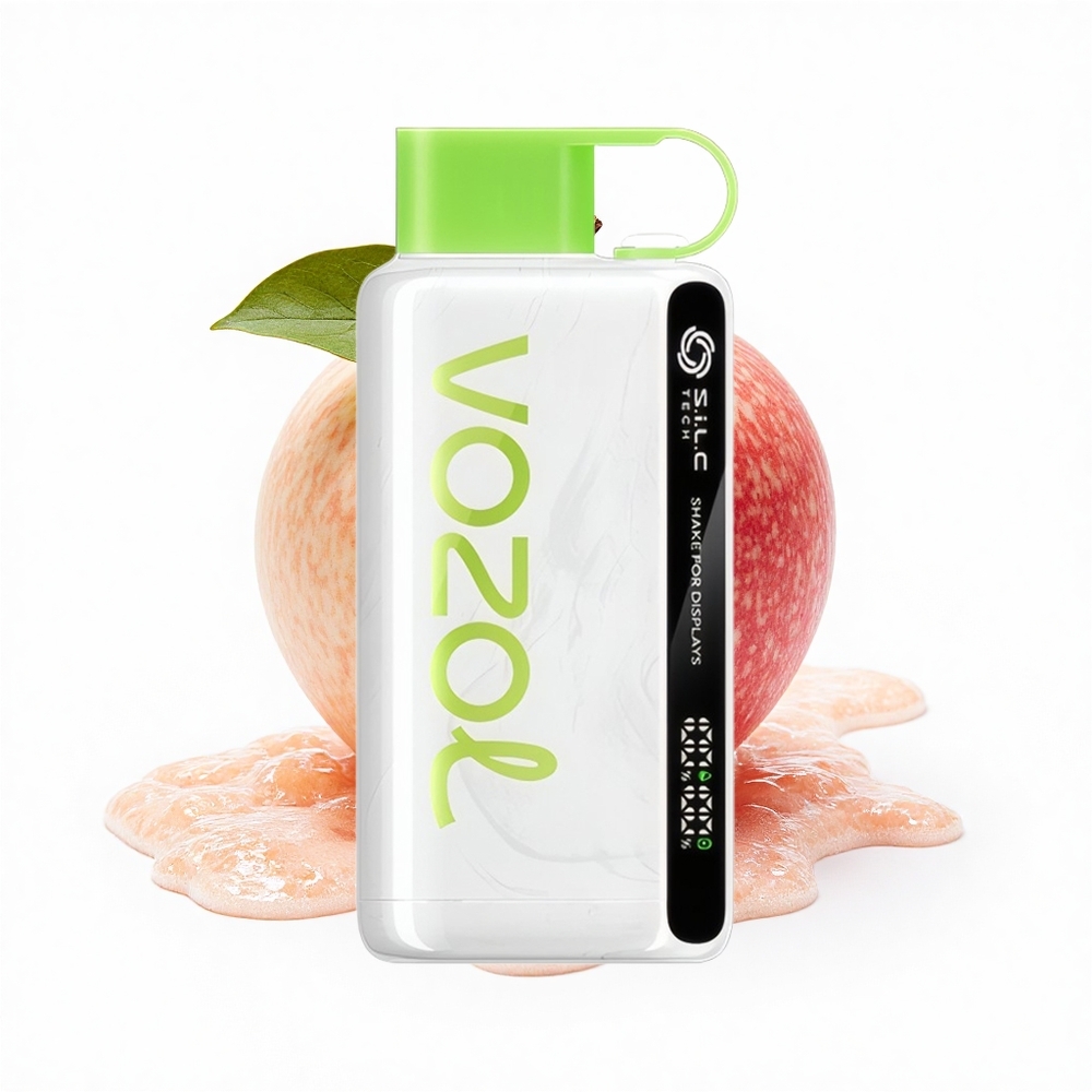 VOZOL STAR 9000/12000 Puffs Sauerapfel-Eis mit Recycling-Kunststoff und Schnellladung