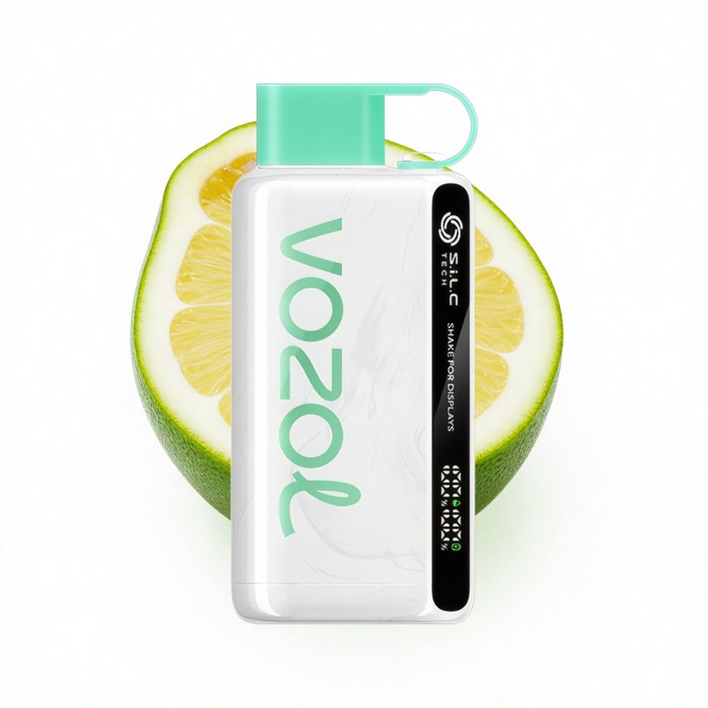 VOZOL STAR 9000/12000 Puffs Zitronenminze mit Schnellladung und Recycling-Kunststoff