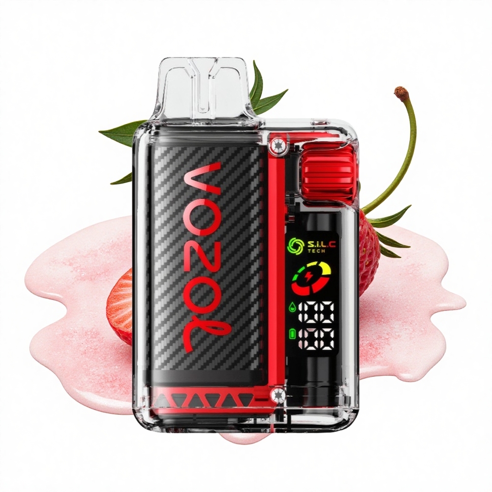 VOZOL Vista 20000 Puffs Erdbeere Himbeere Kirsche OLED Dual Mesh MCU
