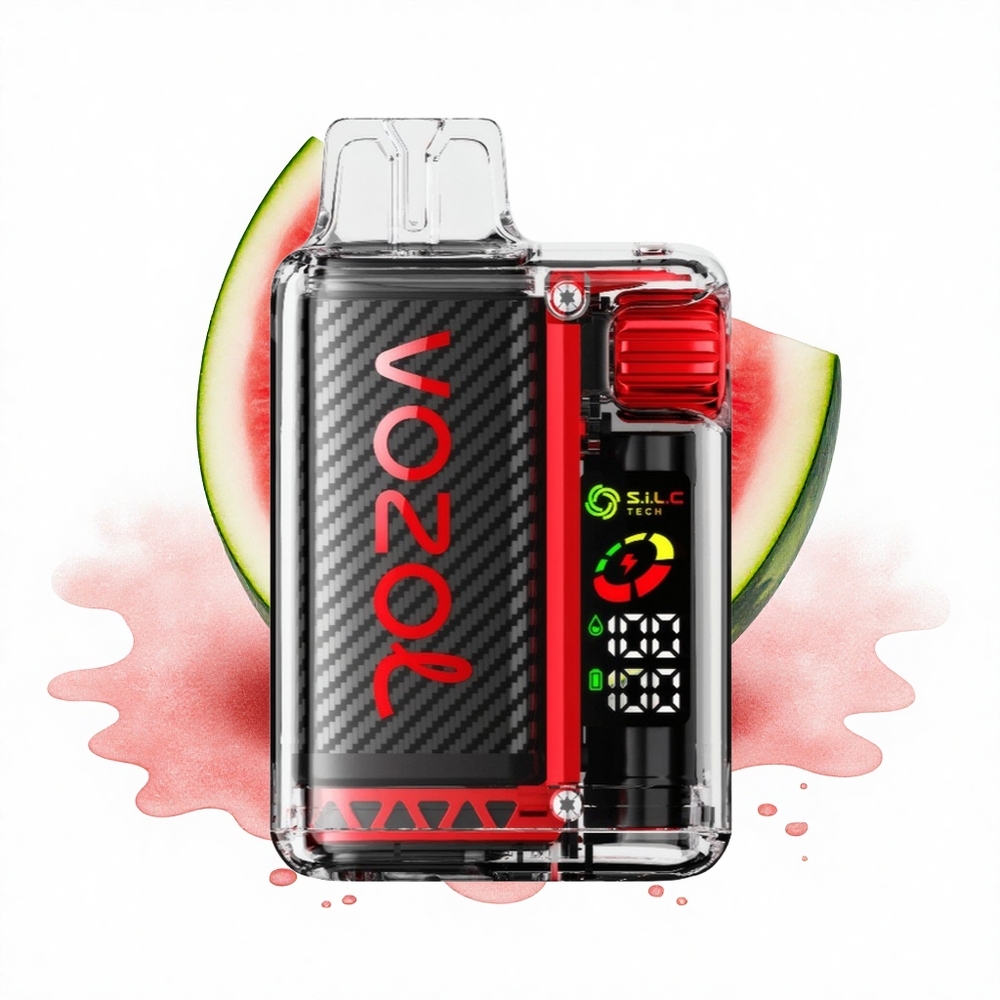 VOZOL Vista 20000 Puffs Himbeer-Wassermelone 650mAh OLED Dual Mesh